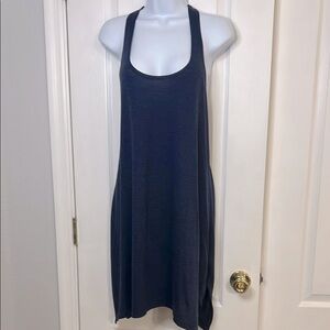 Lucky Brand Black Relaxed Backless Swim Coverup